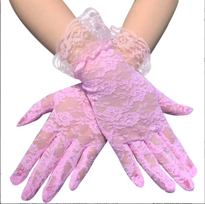 Lace Gloves with Cuff