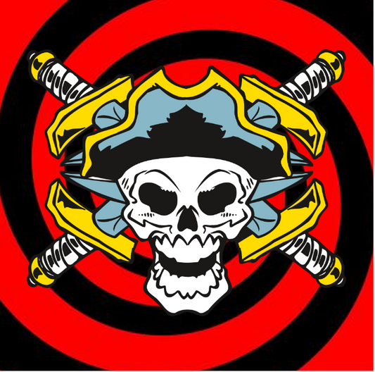 Pirate Skull Ceramic Coaster