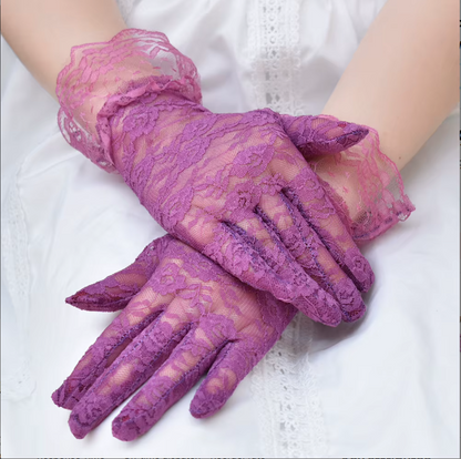 Lace Gloves with Cuff