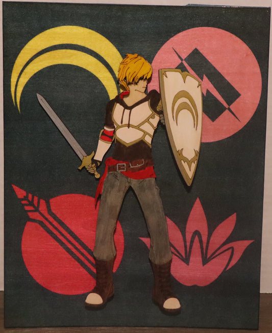 RWBY Jaune Wall art