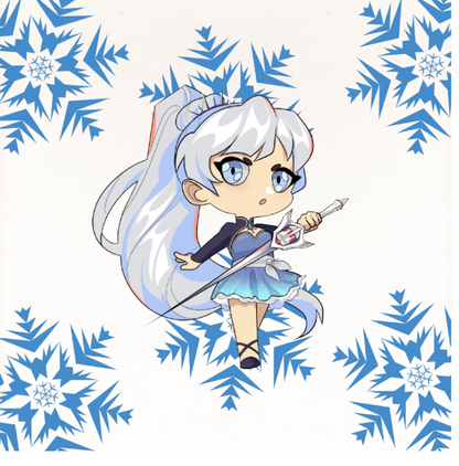 RWBY Weiss Ceramic Coaster