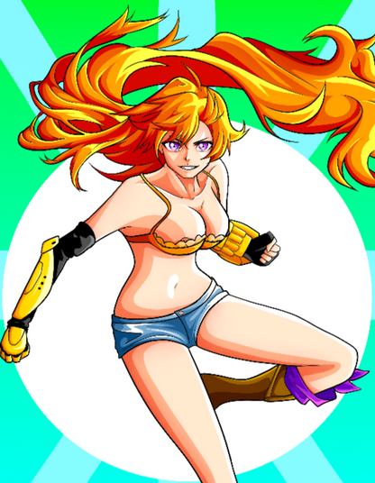 RWBY Yang Canvas NSFW
