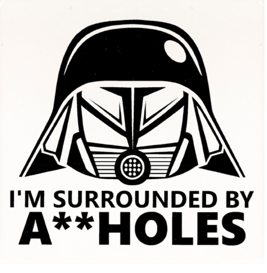 Spaceballs Asshole Ceramic Coaster
