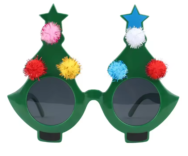 Terrifier Inspired Christmas Tree Glasses