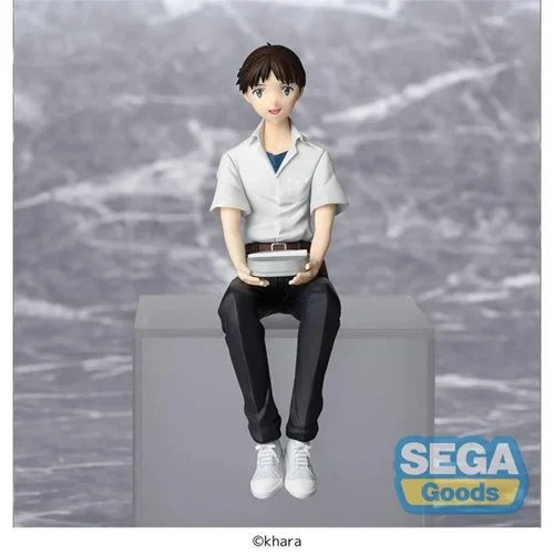 Neon Genesis Evangelion Rebuild of Evangelion Shinji Ikari Premium Perching Statue