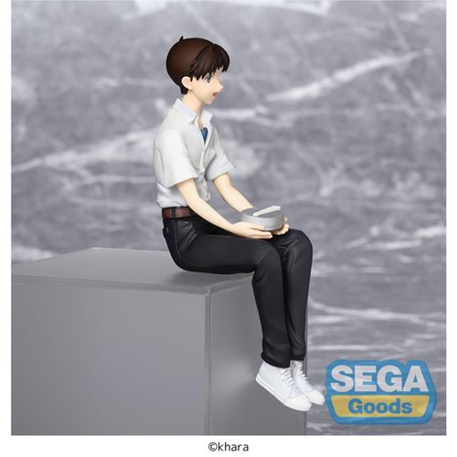 Neon Genesis Evangelion Rebuild of Evangelion Shinji Ikari Premium Perching Statue