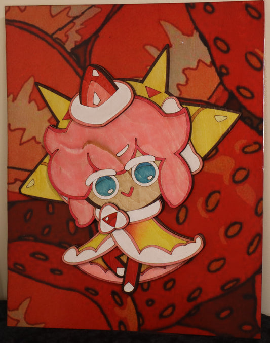 Strawberry Crepe Wall art