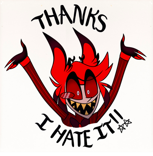 Thanks I hate It Ceramic Coaster