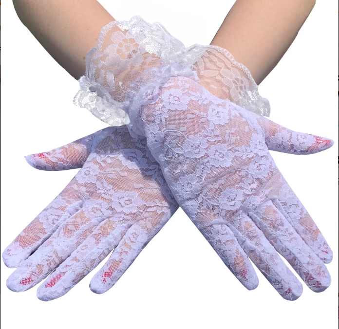 Lace Gloves with Cuff