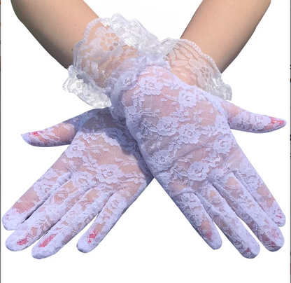 Lace Gloves with Cuff
