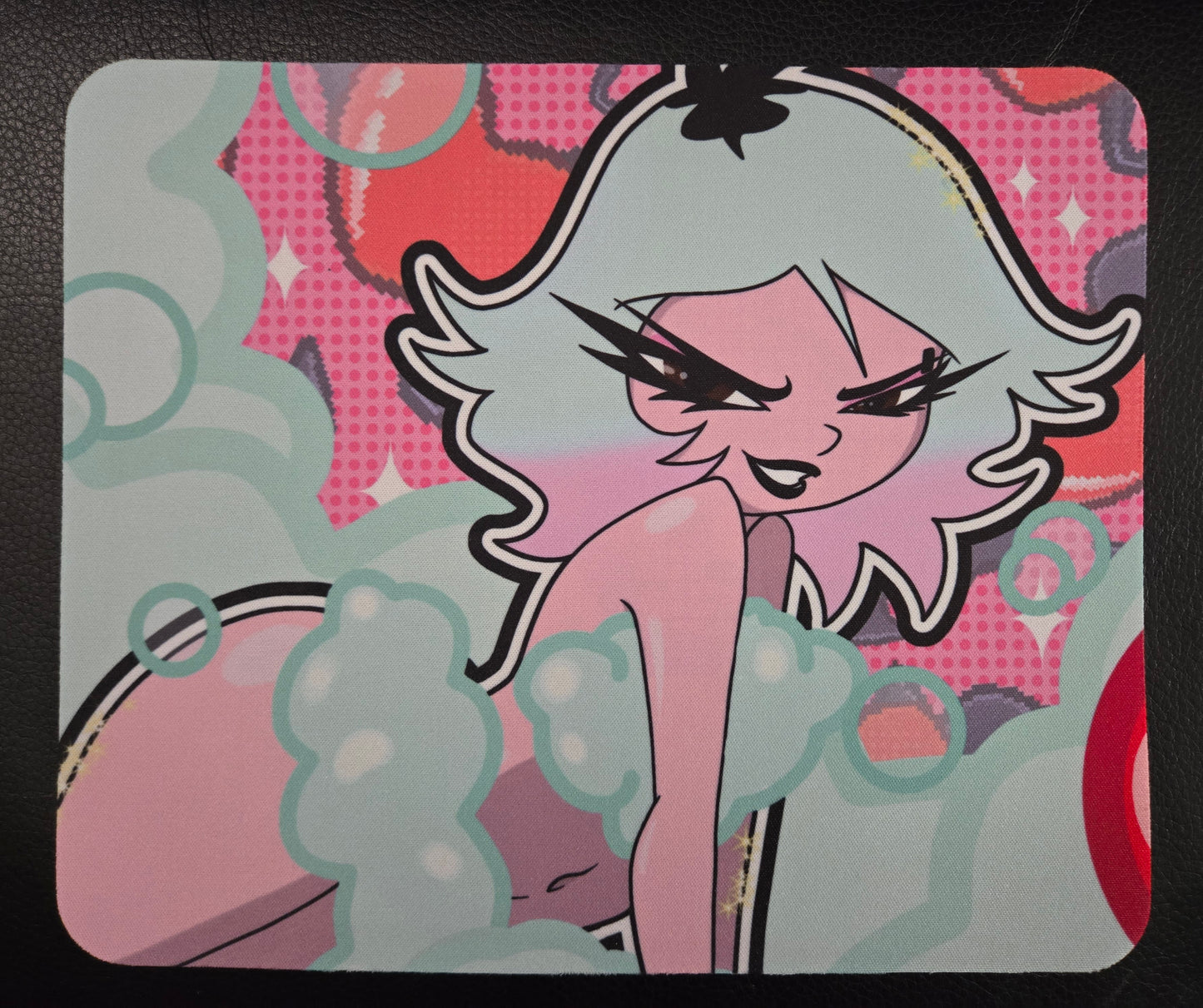 Emberlynn Bubble Bath Rectangle Mouse Pad