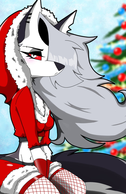 Christmas Loona Art Print