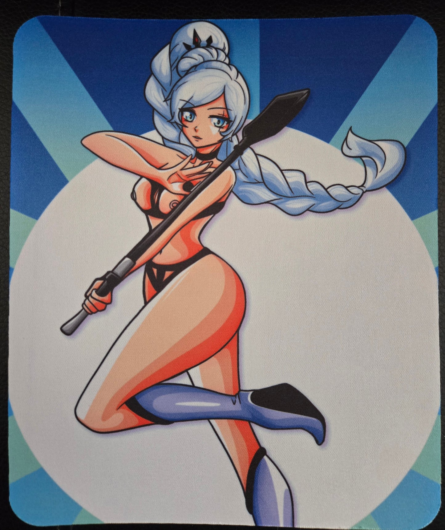 RWBY Weiss Rectangle Mouse Pad NSFW