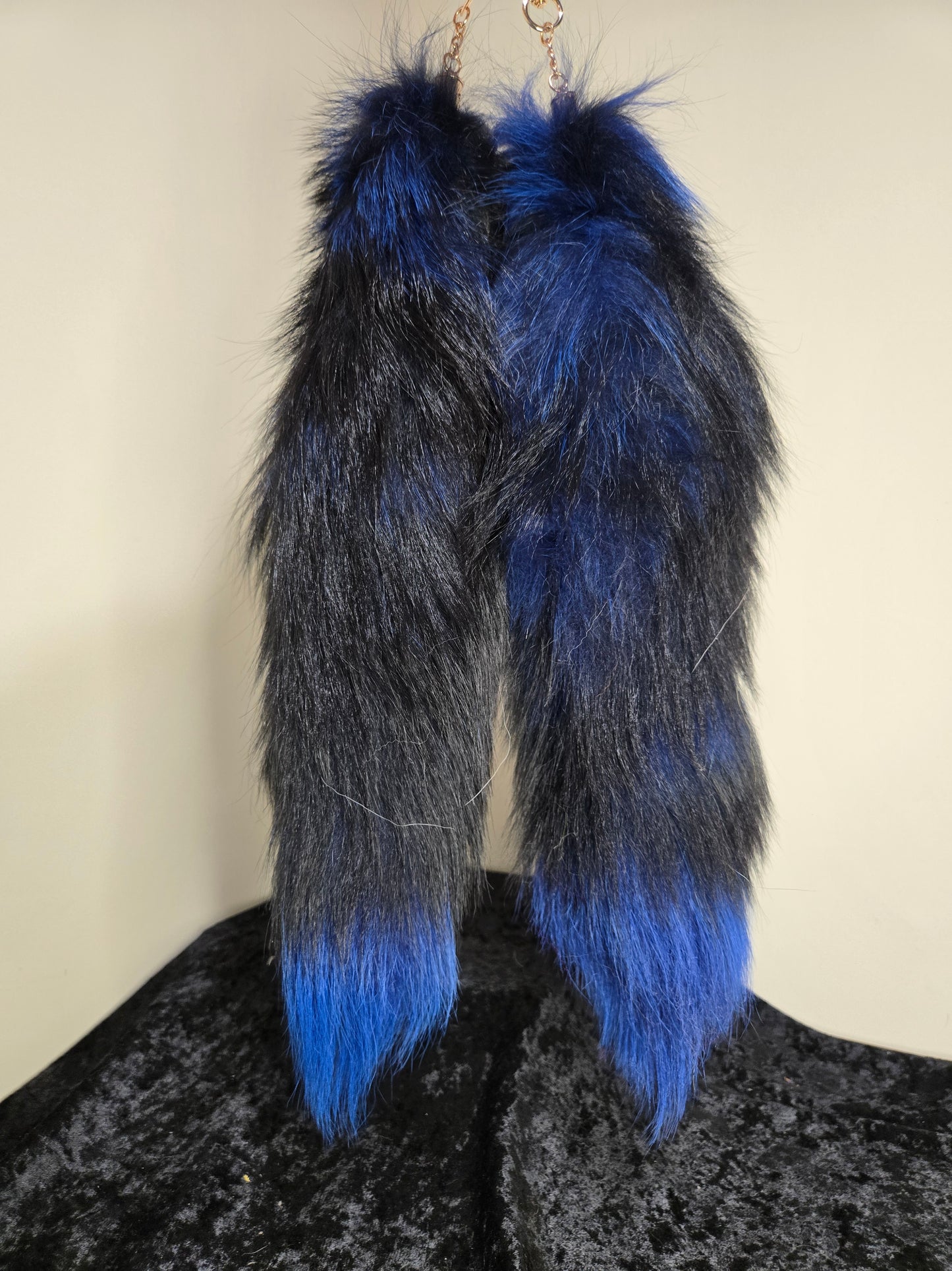 Fox Tails with Keychain Clip