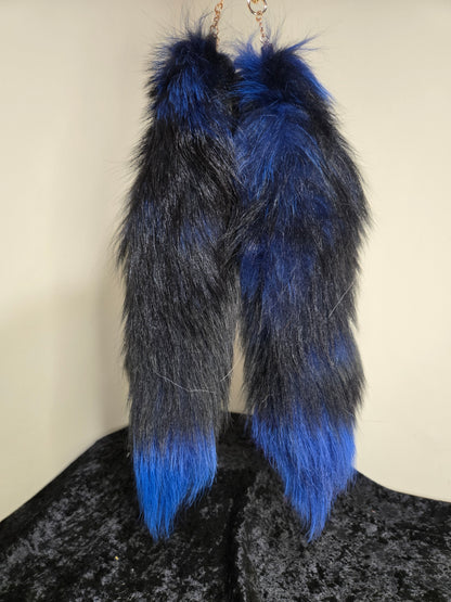 Fox Tails with Keychain Clip