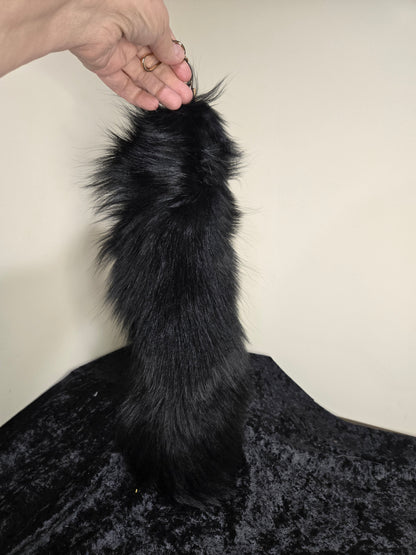 Fox Tails with Keychain Clip