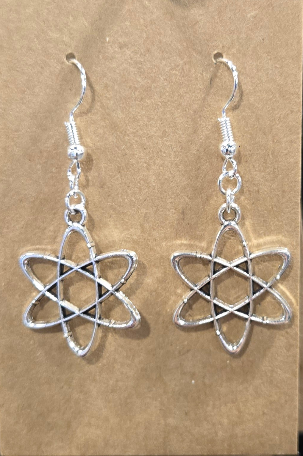 Atomic Symbol Earrings