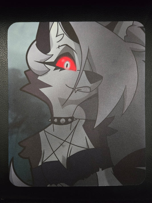 Loona Smokey Hellhound Rectangle Mouse Pad