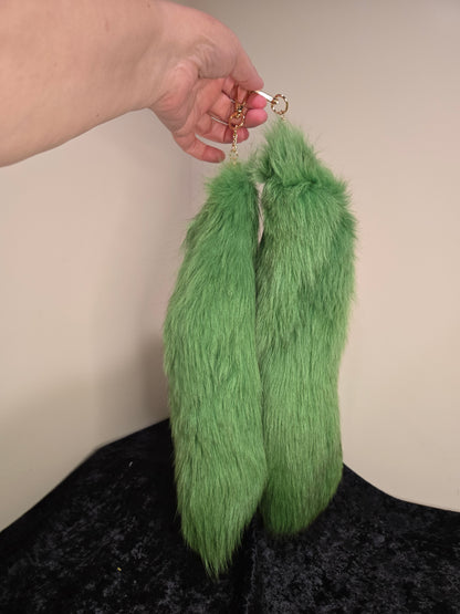 Fox Tails with Keychain Clip