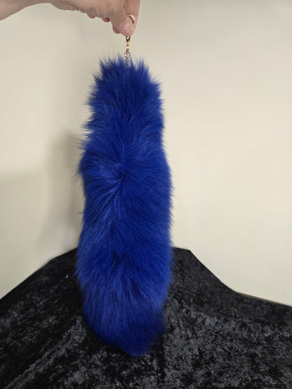 Fox Tails with Keychain Clip