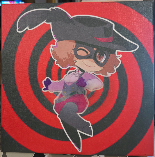 P5 Noir Chibi 10x10 Resin Print