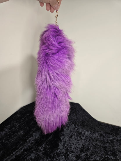 Fox Tails with Keychain Clip