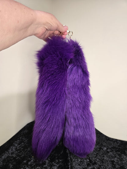 Fox Tails with Keychain Clip