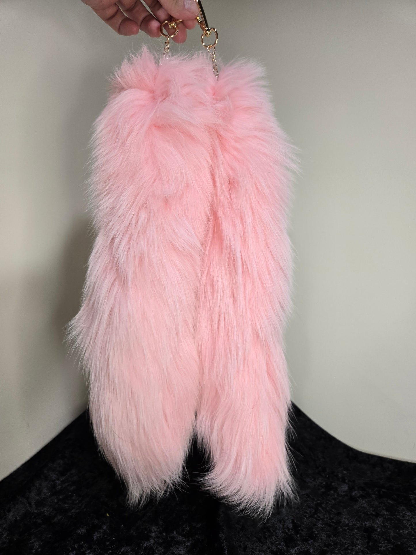 Fox Tails with Keychain Clip