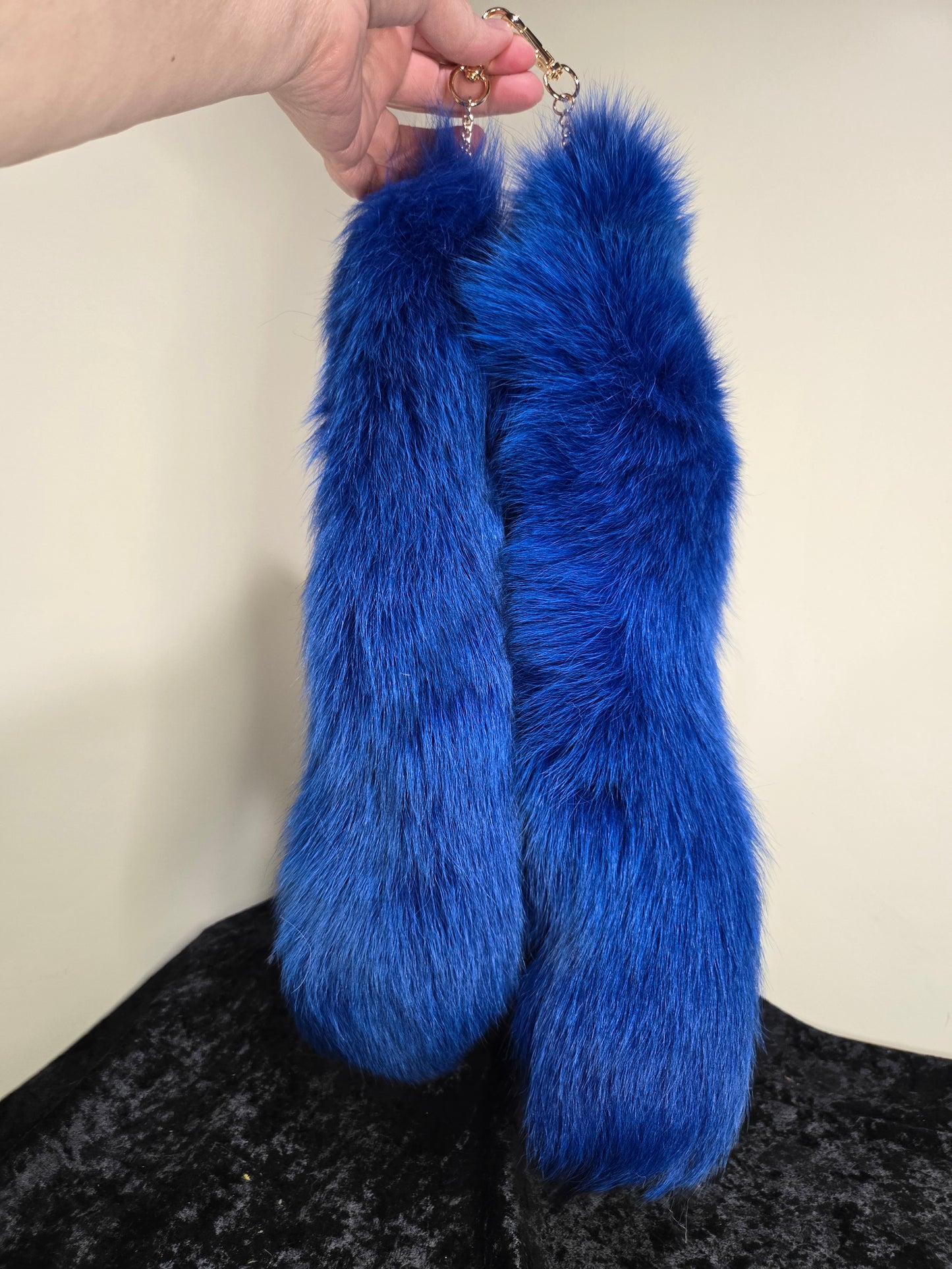 Fox Tails with Keychain Clip
