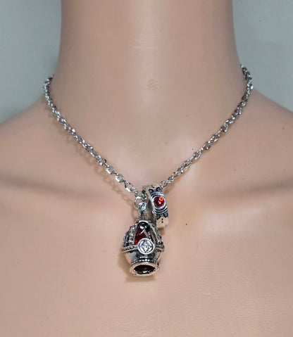 Magi Madoka Magica Inspired Necklace and Ring Set