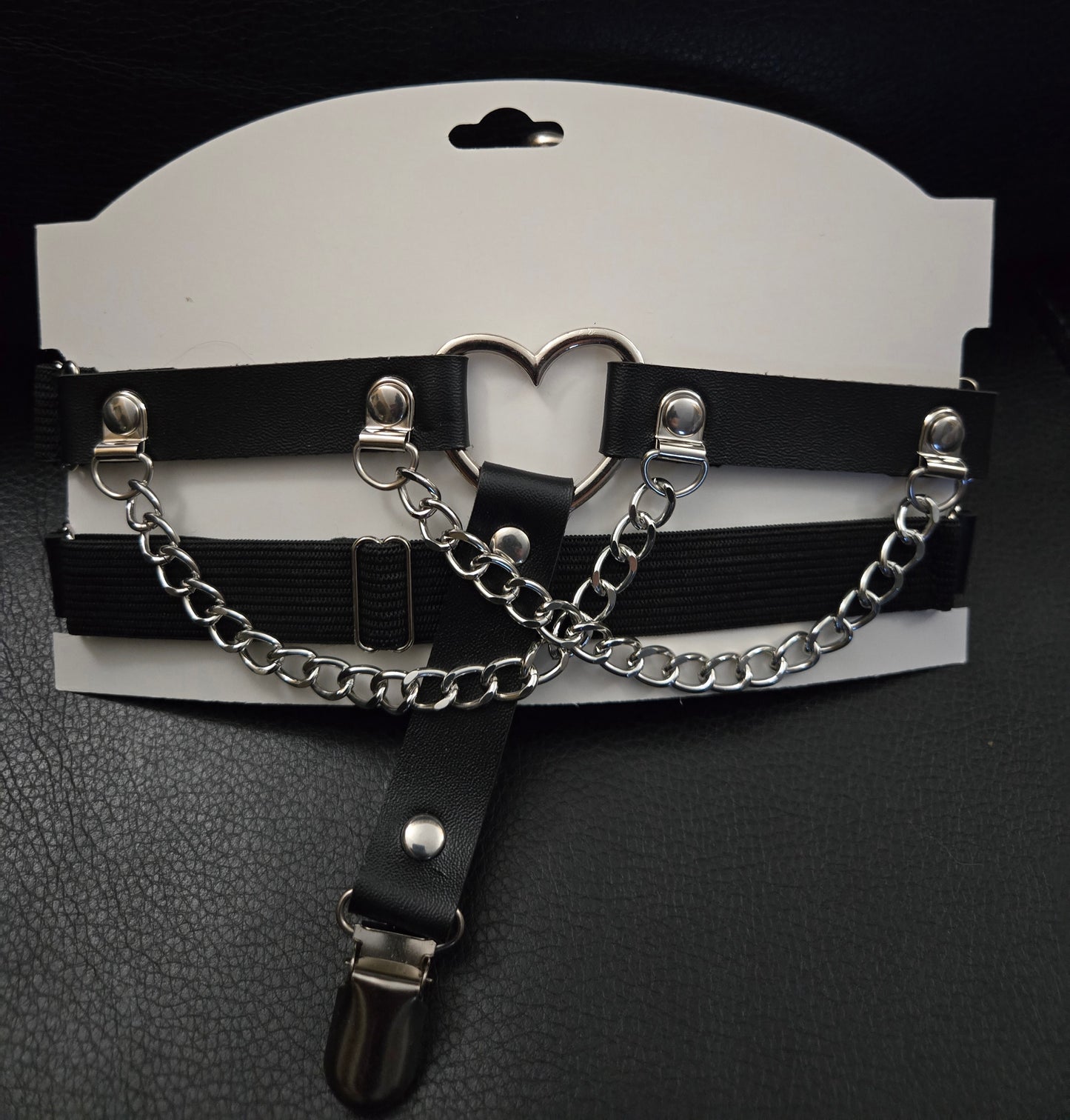 Heart Chain Garters