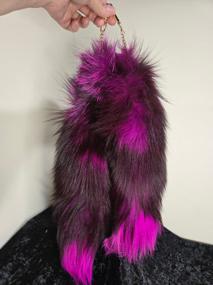 Fox Tails with Keychain Clip