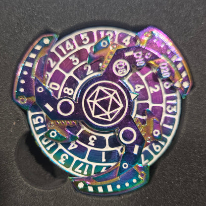 Mechanical Style Turntable Metal Dice (60mm)