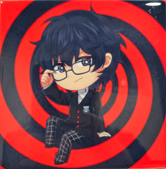 P5 Protagonist Ren Amamiya Ceramic Coaster