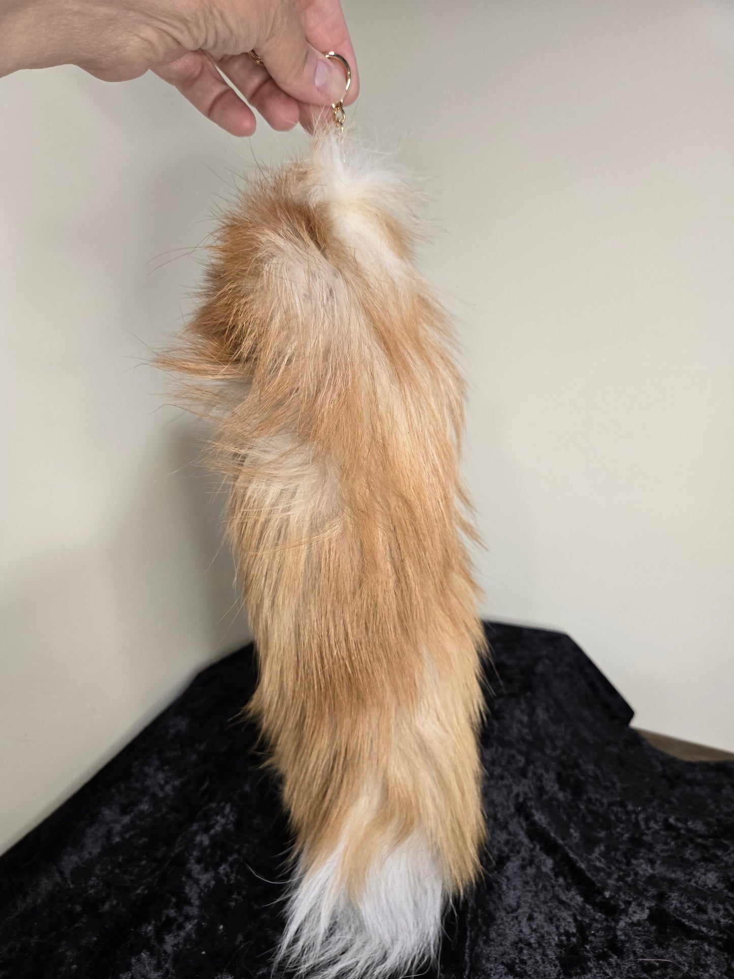 Fox Tails with Keychain Clip