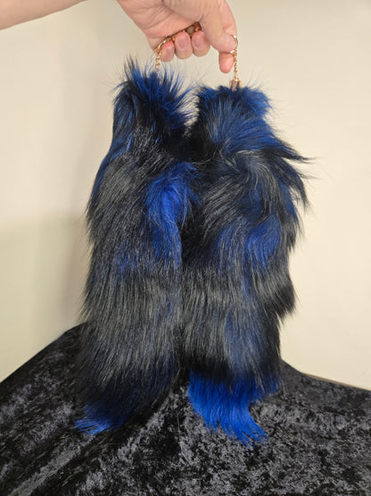 Fox Tails with Keychain Clip