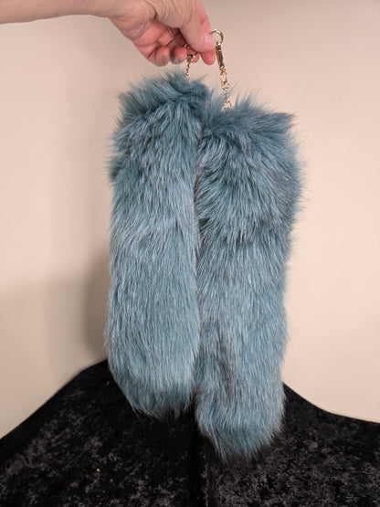 Fox Tails with Keychain Clip