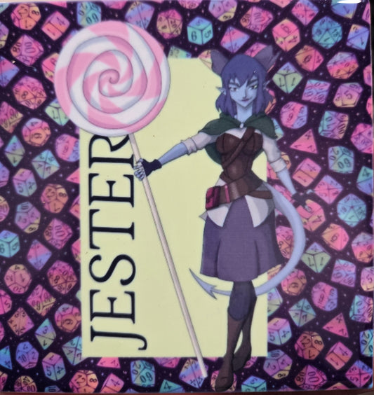 Critical Role Jester Lavorre Coaster