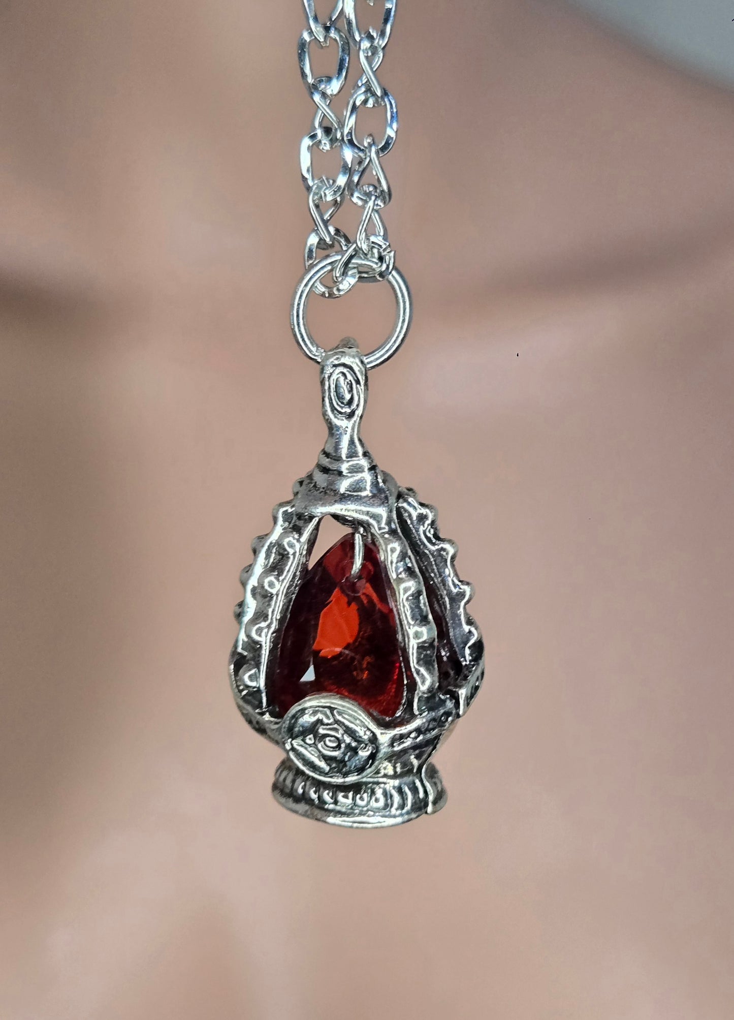Magi Madoka Magica Inspired Necklace and Ring Set