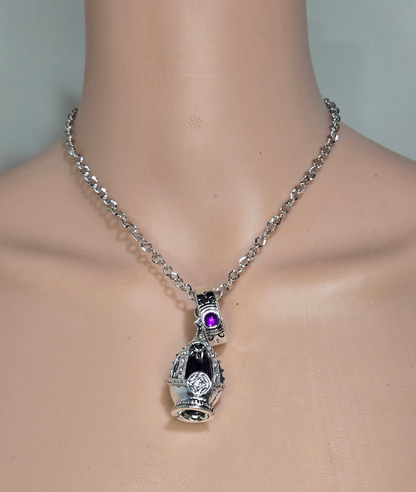Magi Madoka Magica Inspired Necklace and Ring Set