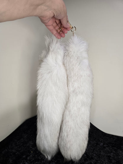 Fox Tails with Keychain Clip