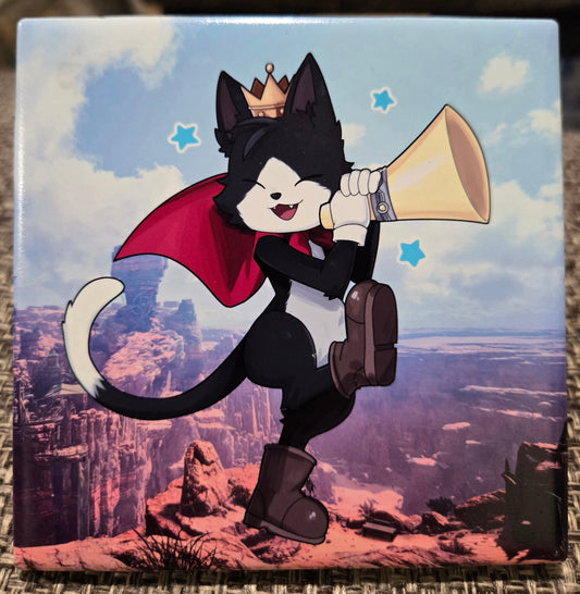 FF7 Cait Sith Coaster