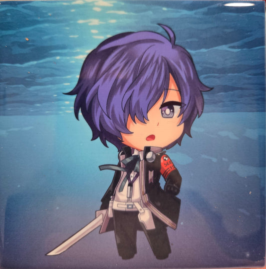 P3 Protagonist Makoto Yuki Ceramic Coaster